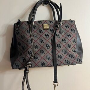 Dooney & Bourke Brown and red Crossbody Bag